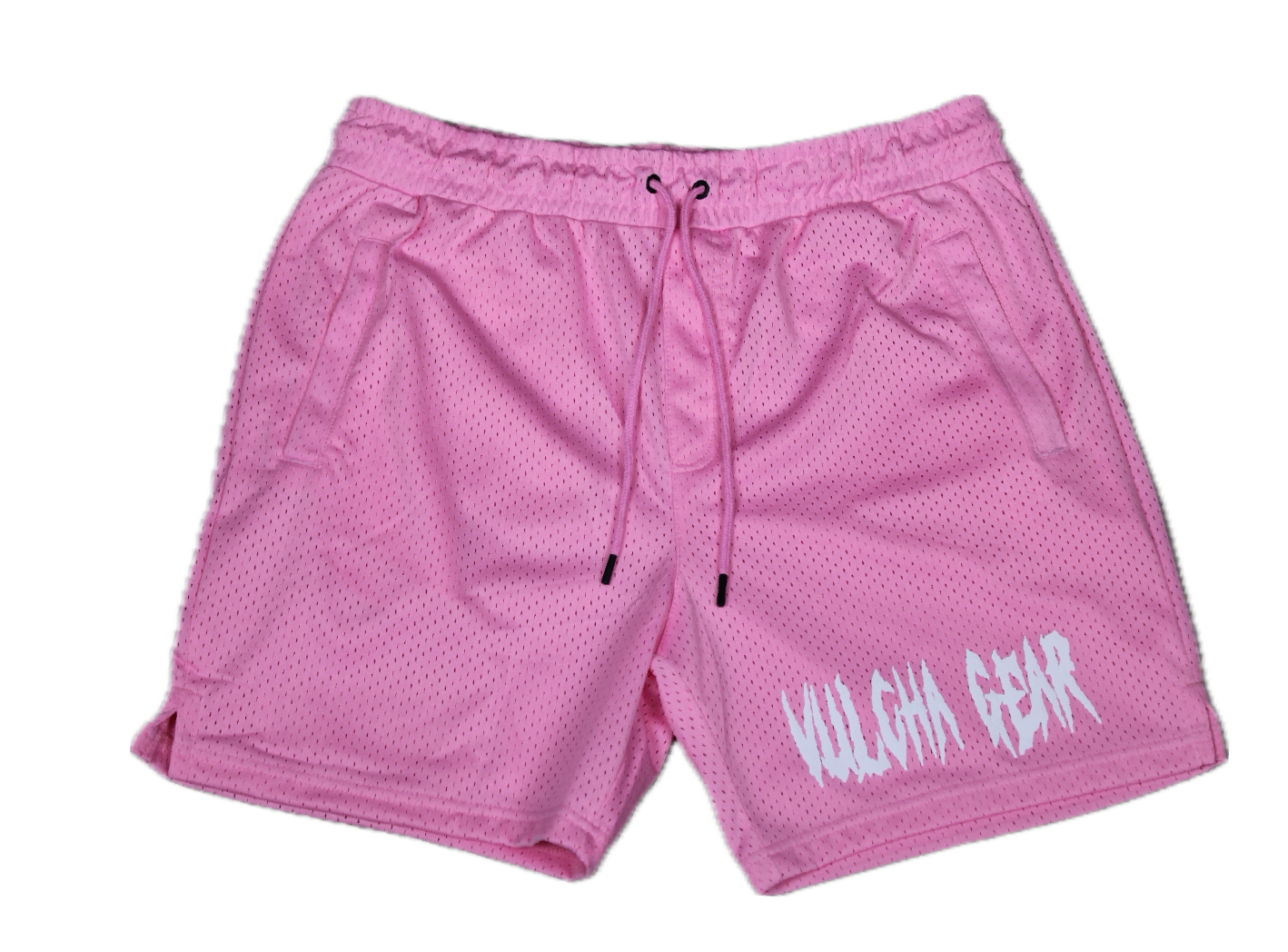 VULCHA GEAR MESH SHORTS (PINK/WHITE)