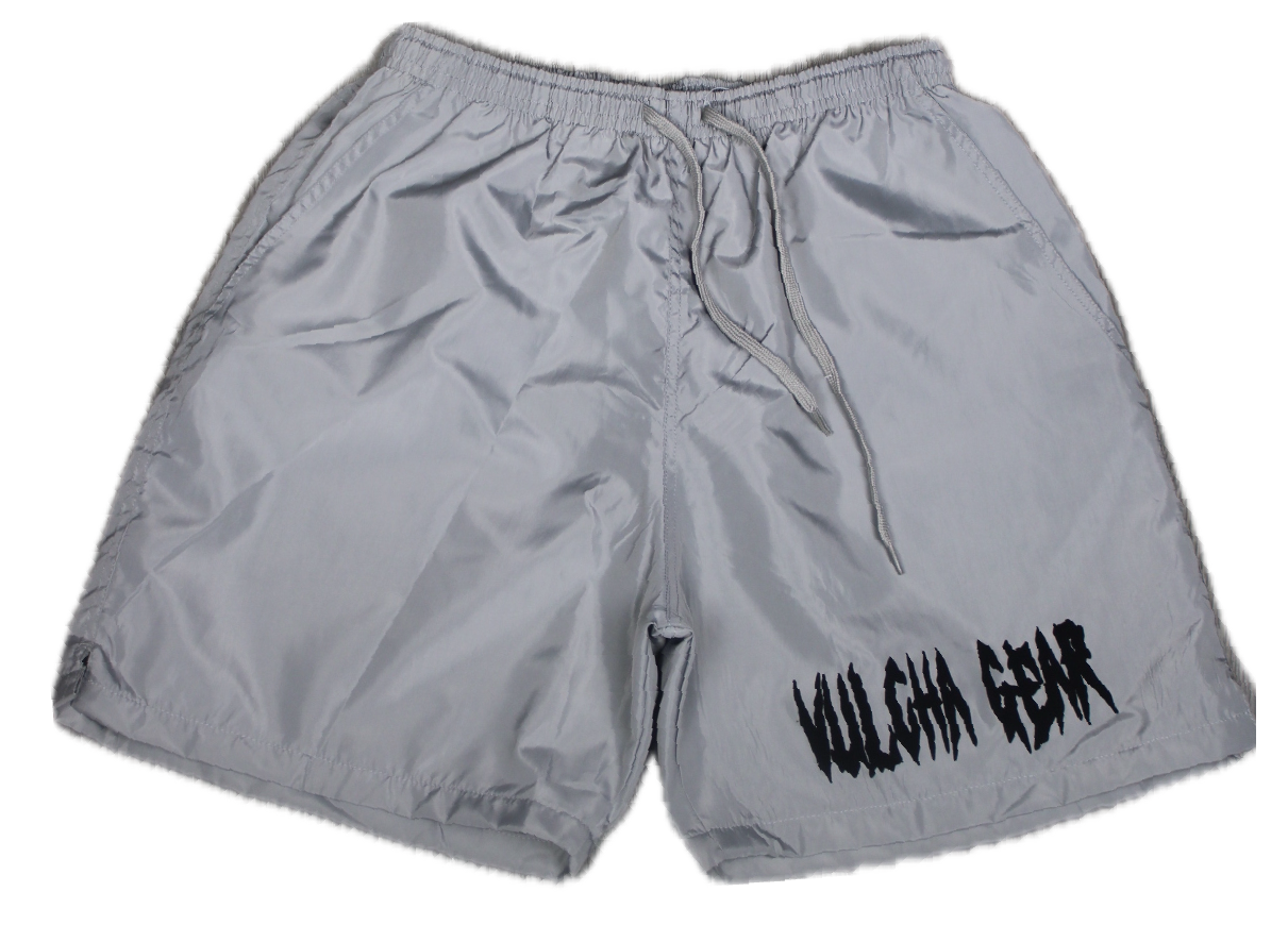 VULCHA GEAR WINDBREAKER SHORTS (GRAY/BLACK)