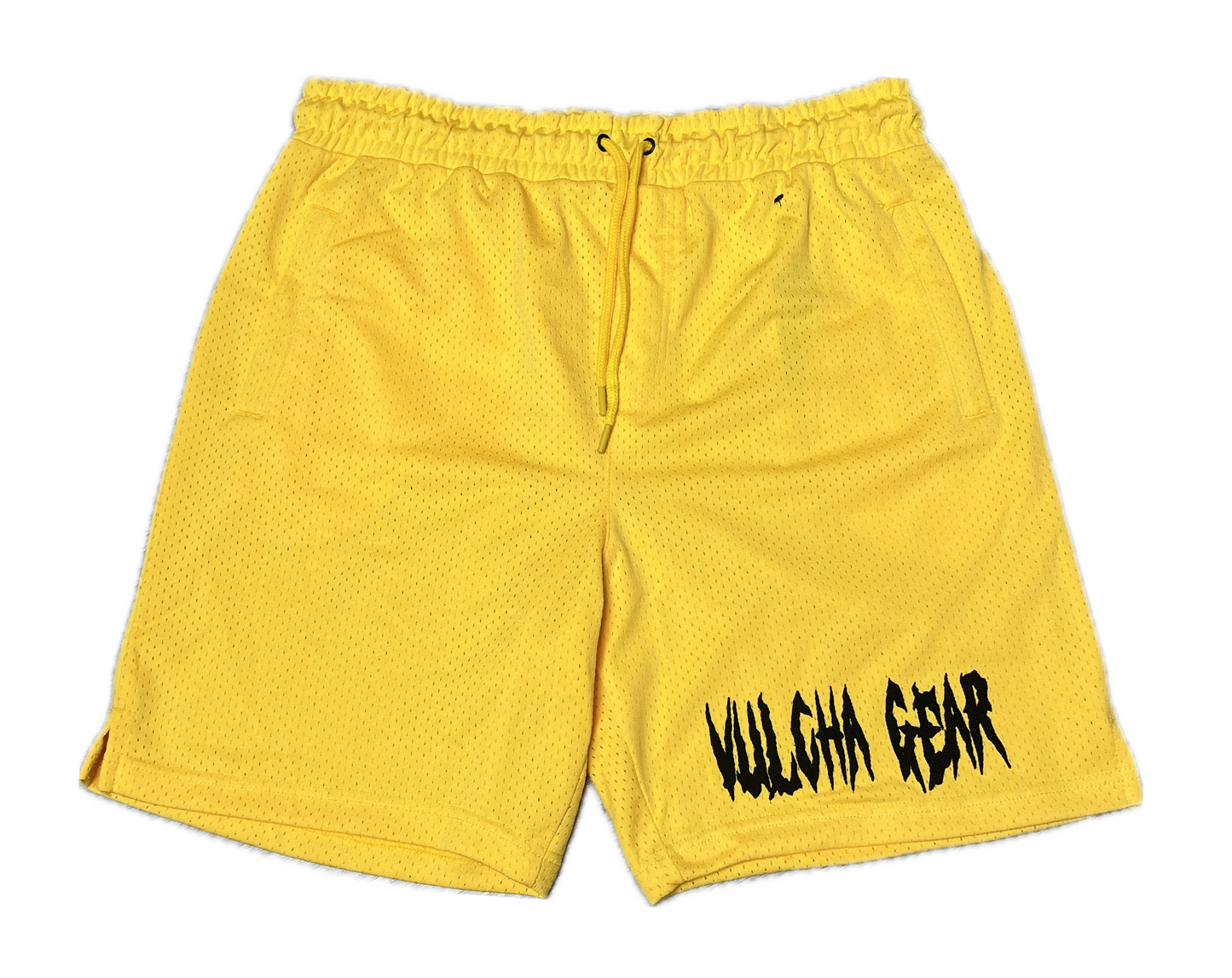 VULCHA GEAR MESH SHORTS (YELLOW/BLACK)