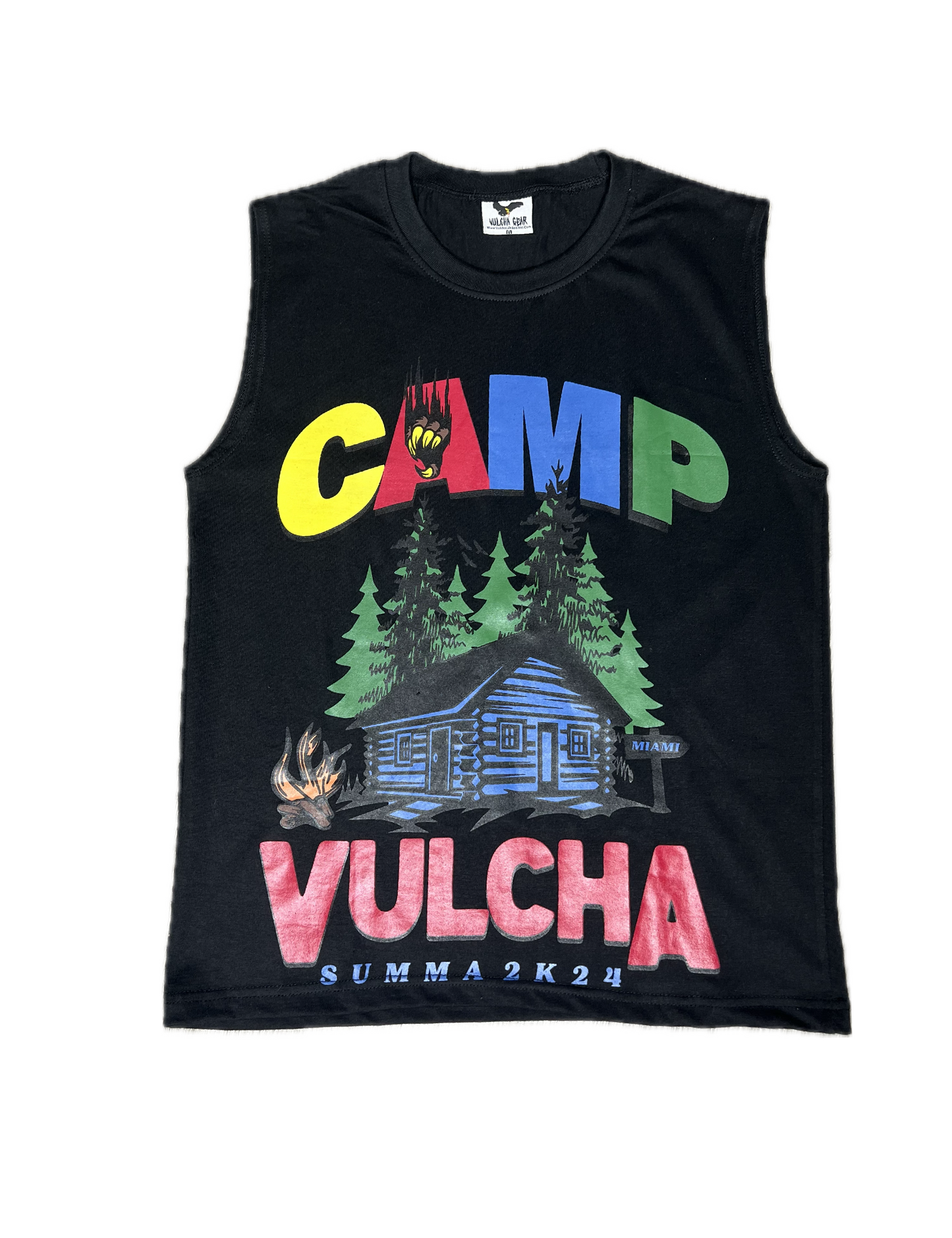 VULCHA CAMP Shirt (Black)