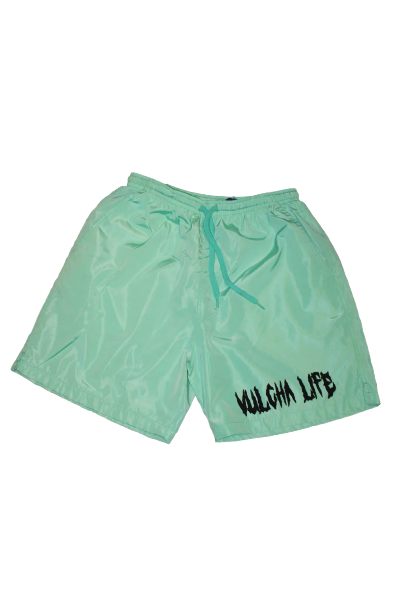 VULCHA LIFE WINDBREAKER SHORTS (MINT/BLACK)